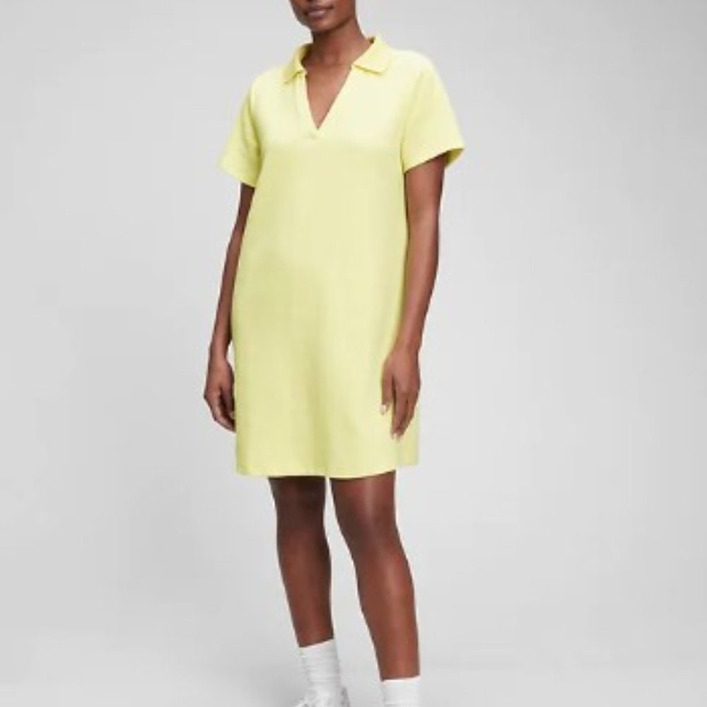 Sporty! V-Neck Polo Dress NWT